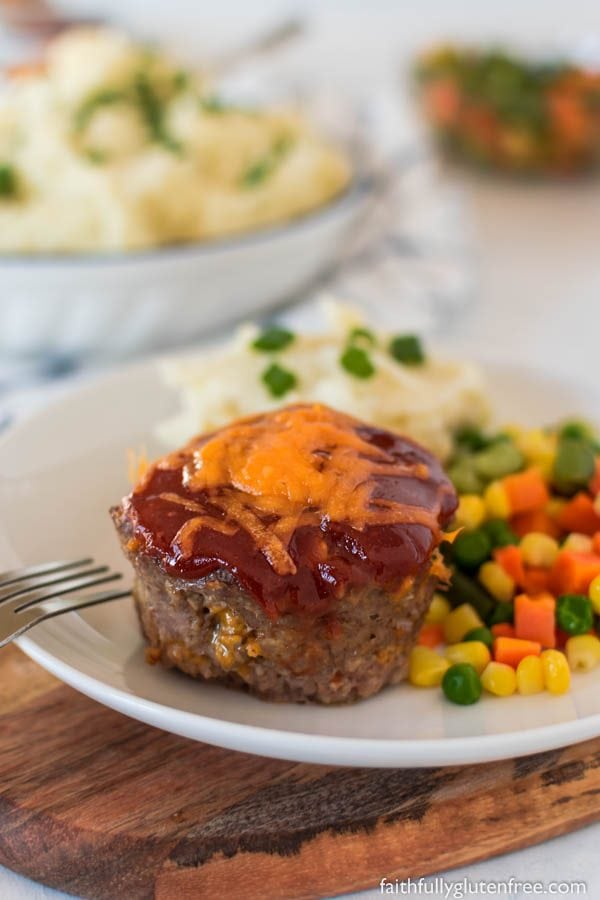 This ain't your Momma's meatloaf. These mouthwatering Mini Meatloaves, which have cheese mixed right in and are topped with a sweet sauce that gets baked in, have been one of our family favourites for years.