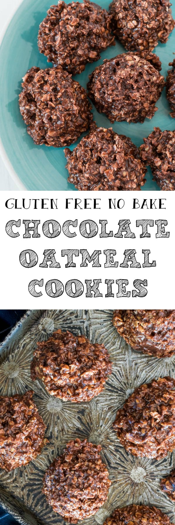 These No Bake Chocolate Oatmeal Cookies are perfect for when you have a sweet tooth that needs satisfying immediately. It's also a great first recipe for getting kids involved in the kitchen, since you don't even have to turn on the stove.