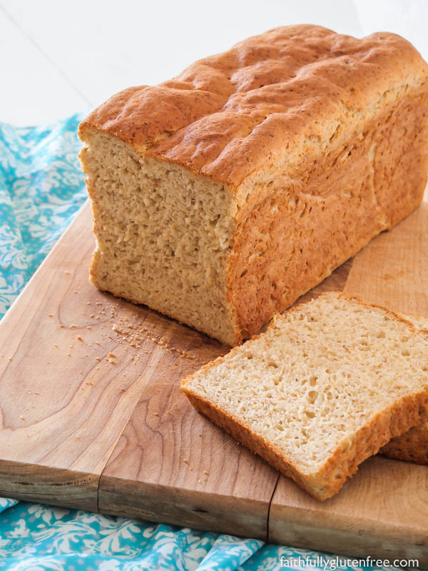 This Wonderful Gluten Free Sandwich Bread really does earn it's name. The bread is really simple to make, has a wonderful texture, and will get you eating sandwiches again in no time.