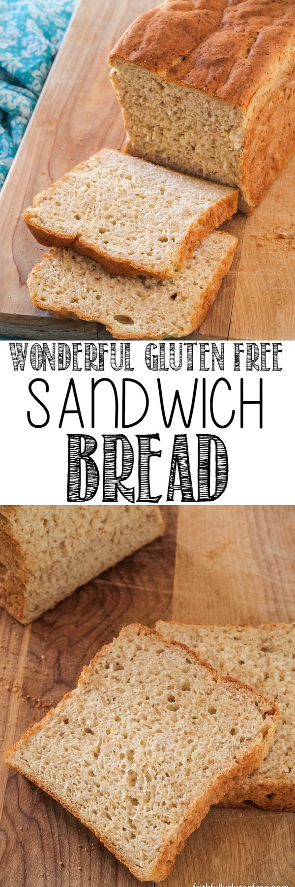 This Wonderful Gluten Free Sandwich Bread really does earn it's name. The bread is really simple to make, has a wonderful texture, and will get you eating sandwiches again in no time.