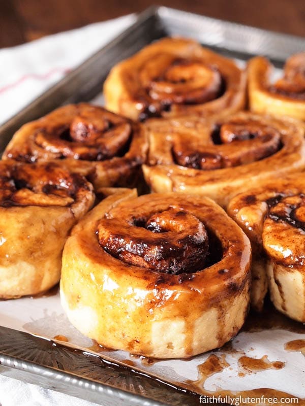 These are the Best Gluten Free Cinnamon Buns you'll find, I promise! Soft, sweet, sticky, and as good as that wheat-based cinnamon bun from your past.