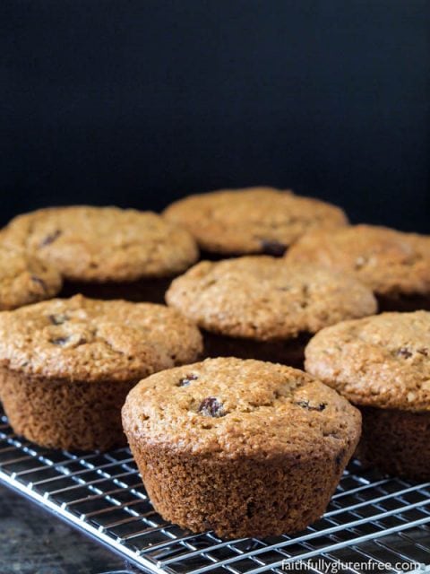 Gluten Free Raisin Bran Muffins - Faithfully Gluten Free