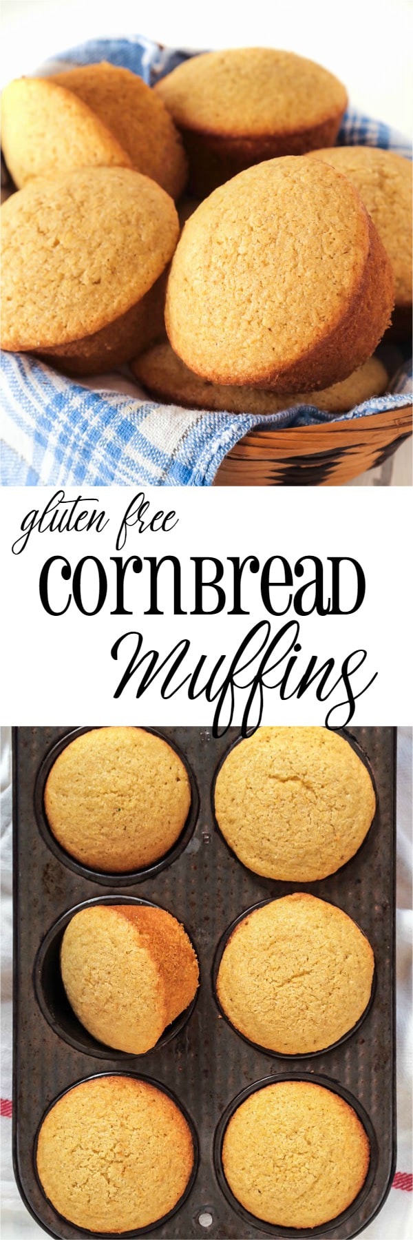 These gluten free Buttermilk Cornbread Muffins were not only the best gluten free ones I've ever had, but they beat anything that I made before going gluten free as well!