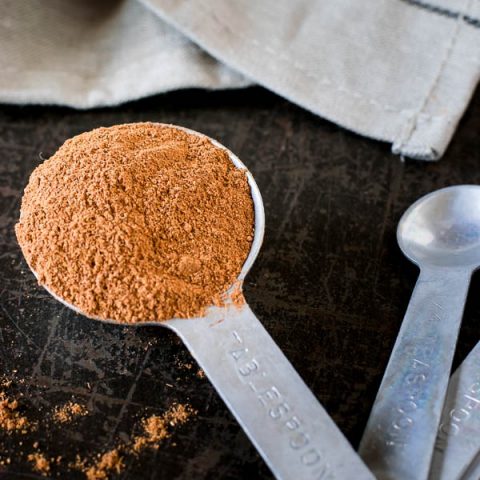 Measuring spoon of Pumpkin Pie Spice