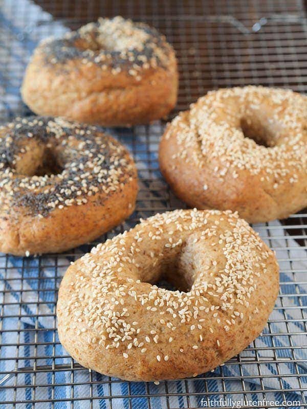 Stop overpaying for Gluten Free Bagels. Making your own at home is easier than you think, and these bagels are free from gluten, eggs, and dairy.