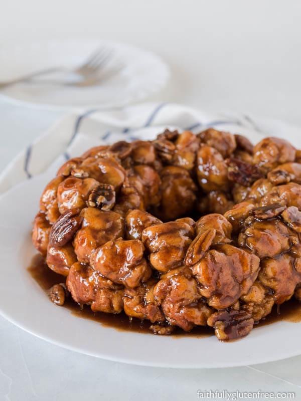 Whether it be Christmas morning or Easter brunch, The Ultimate Gluten Free Sticky Monkey Bread has become a tradition in many households around the globe. Start the day off right by having this celebratory Monkey Bread for brunch. Add a side of fruit and some cheese, and you'll have everyone swooning.