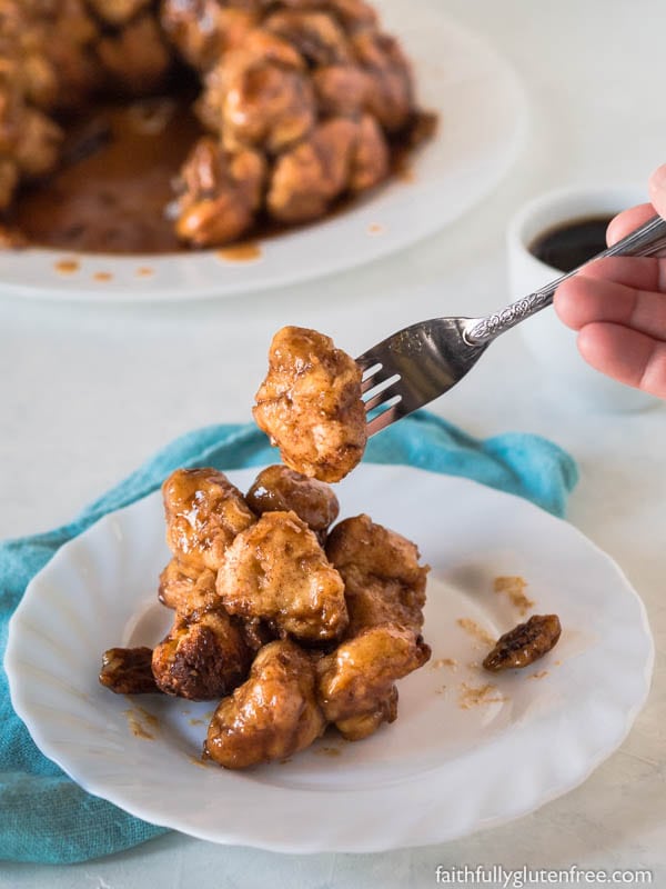 Whether it be Christmas morning or Easter brunch, The Ultimate Gluten Free Sticky Monkey Bread has become a tradition in many households around the globe. Start the day off right by having this celebratory Monkey Bread for brunch. Add a side of fruit and some cheese, and you'll have everyone swooning.