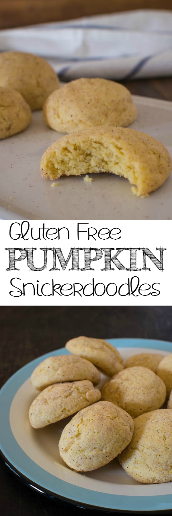 Gluten Free Pumpkin Snickerdoodles takes the classic snickerdoodle cookie, and adds an autumn spin to it.