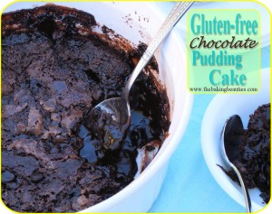 This Gluten Free Chocolate Pudding Cake is such a quick & easy dessert!
