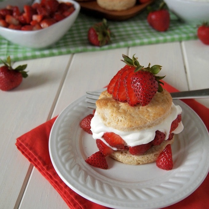 Gluten-free Classic Strawberry Shortcake | The Baking Beauties