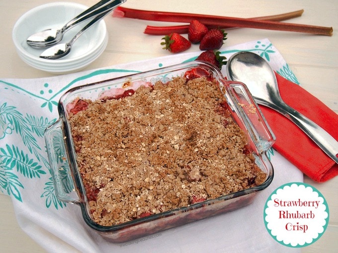 Gluten Free Strawberry Rhubarb Crisp Faithfully Gluten Free