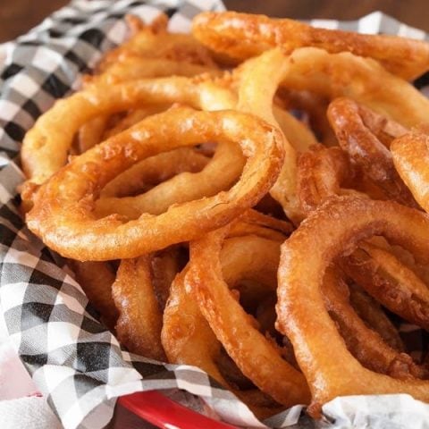 These crispy gluten free Onion Rings are better than any take-out I've ever had, even before having to eat gluten free.