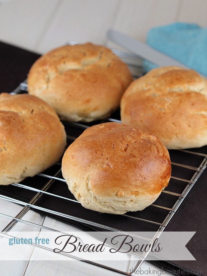 Gluten Free Bread Bowls from The Baking Beauties