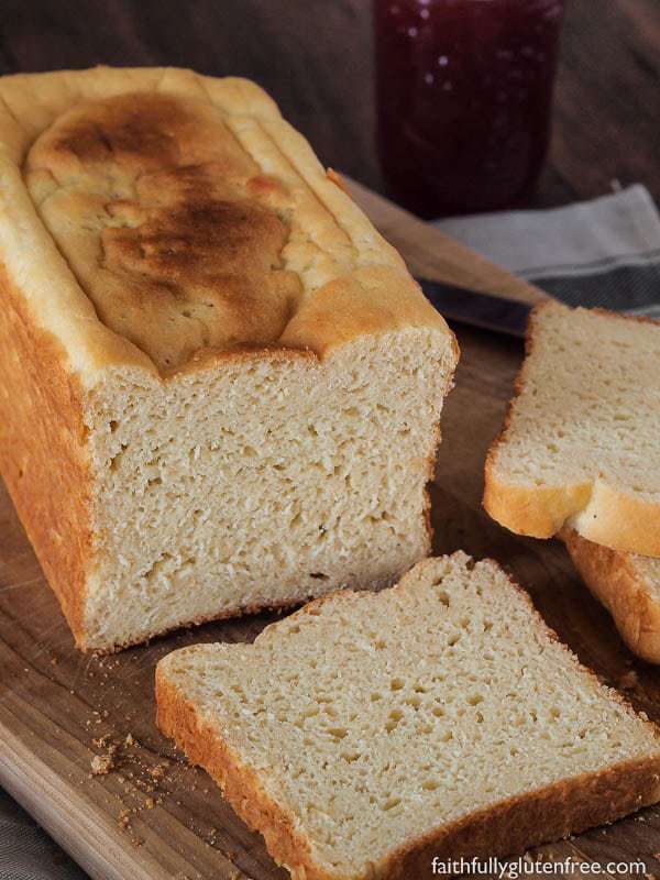 Gluten Free bread shouldn't be a brick. This gluten free Millet Sandwich Bread is light, soft and squishy, holds up to a sandwich quite well, and has a great flavour.