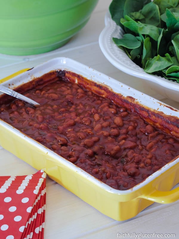 Making the Best Baked Beans is easy when you use bought beans as the base, and then jazz them up to customize them.