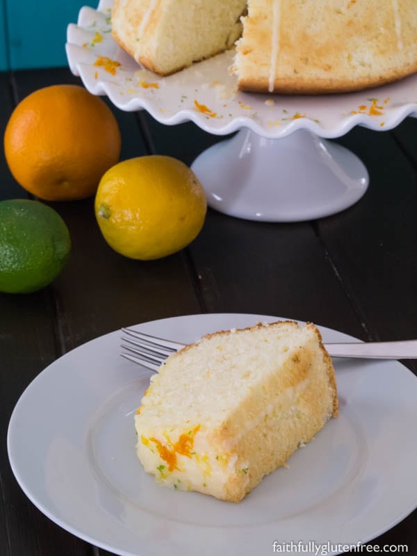 Gluten Free Citrus Chiffon Cake