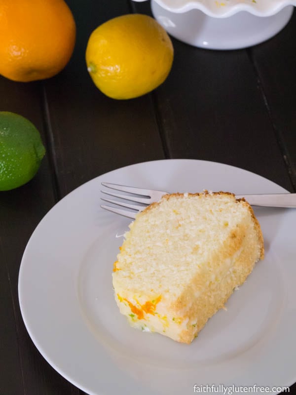 Gluten Free Citrus Chiffon Cake