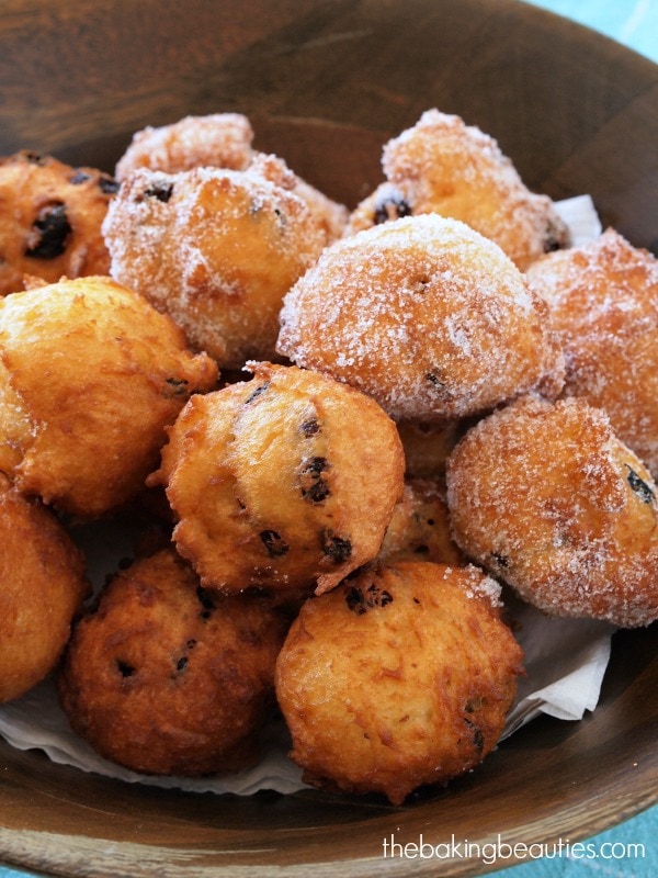 Gluten Free New Years Cookies (or Oliebollen) from The Baking Beauties