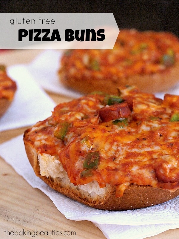 Don't know what's for dinner tonight - Gluten Free Pizza Buns to the rescue!