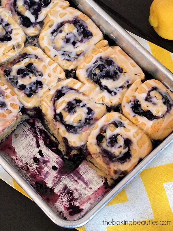 These Gluten Free Blueberry Sweet Rolls would be perfect for brunch! The Baking Beauties