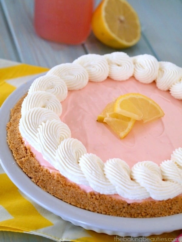 Gluten Free Pink Lemonade Pie from the Baking Beauties