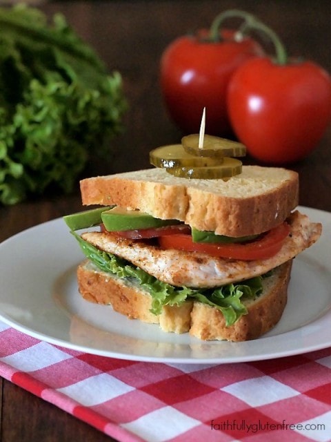Cajun Turkey Sandwiches are perfect for picnics or lunch kits (Gluten Free)
