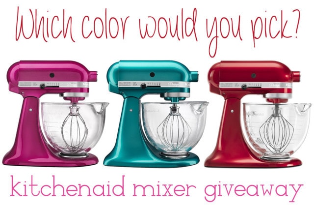 Sweets for your Sweetie KitchenAid Stand Mixer Giveaway