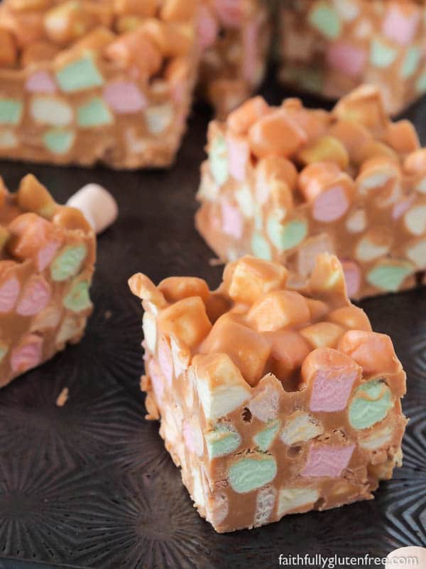 Peanut Butter Confetti Squares Faithfully Gluten Free