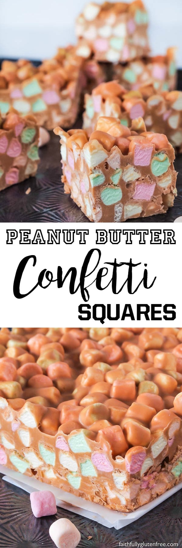 Peanut Butter Confetti Squares Faithfully Gluten Free