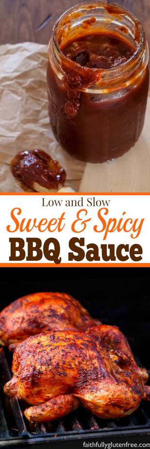 Making this homemade Sweet & Spicy BBQ Sauce is so easy when you use your slow cooker.