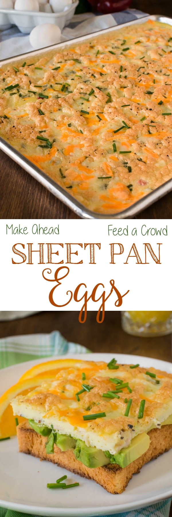 Whether you are making breakfast for the week or feeding a crowd, these Sheet Pan Eggs will help you save time in the mornings. Perfect for when you are on the go but still want a hearty, healthy breakfast to kick-start the day.
