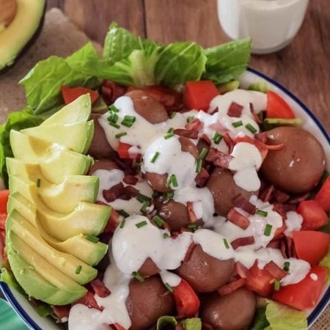 Easy, Layered BLT Potato Salad