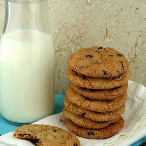 Chewy Gluten Free Oatmeal Chocolate Chip Cookies