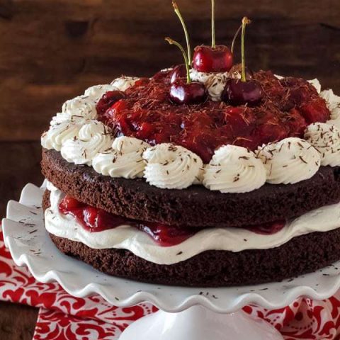 Flourless Black Forest Cake