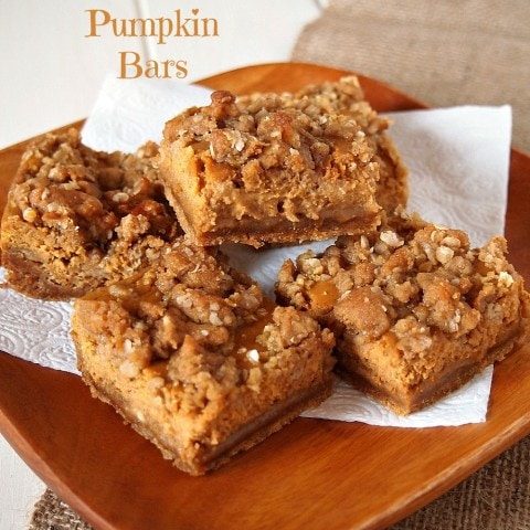 Gluten Free Gingerbread Pumpkin Bars