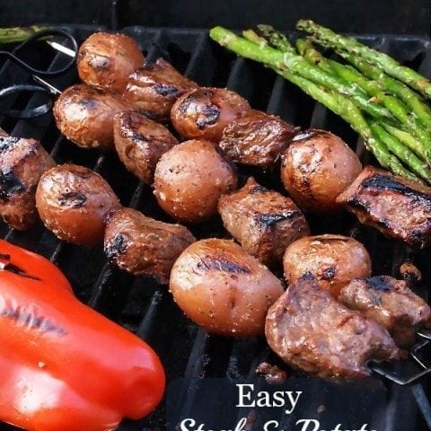 Easy Steak and Potato Kabobs