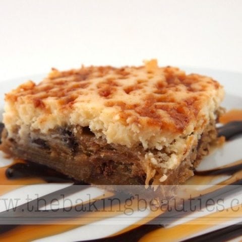 Gluten-Free Chocolate Kahlua Cheesecake Blondies