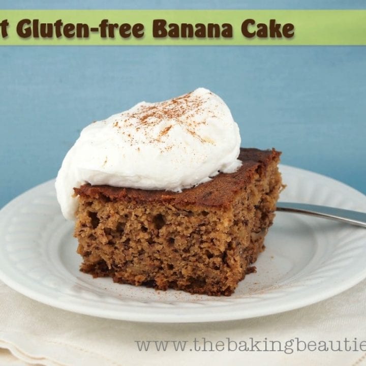 Moist Gluten Free Banana Cake Recipe