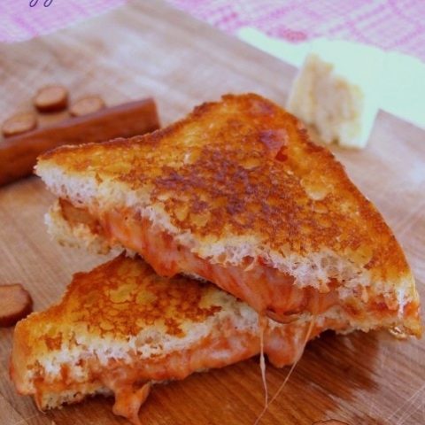 Gluten Free Pizza Grilled Cheese Sandwiches