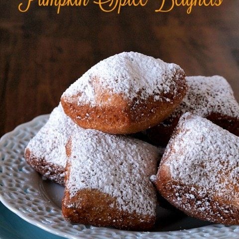 Gluten Free Pumpkin Spice Beignets