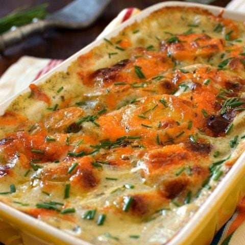 Easy Cheesy Ranch Scalloped Potatoes