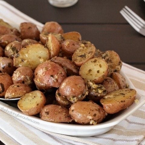 Roasted Pesto Potatoes