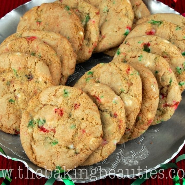 Gluten Free White Chocolate and Peppermint Cookies
