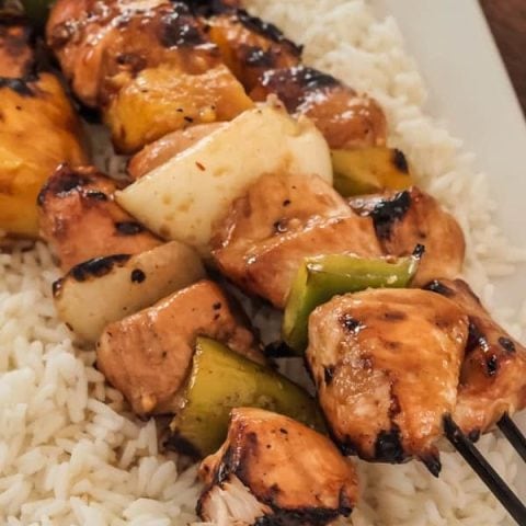 Yummy Honey Chicken Kabobs