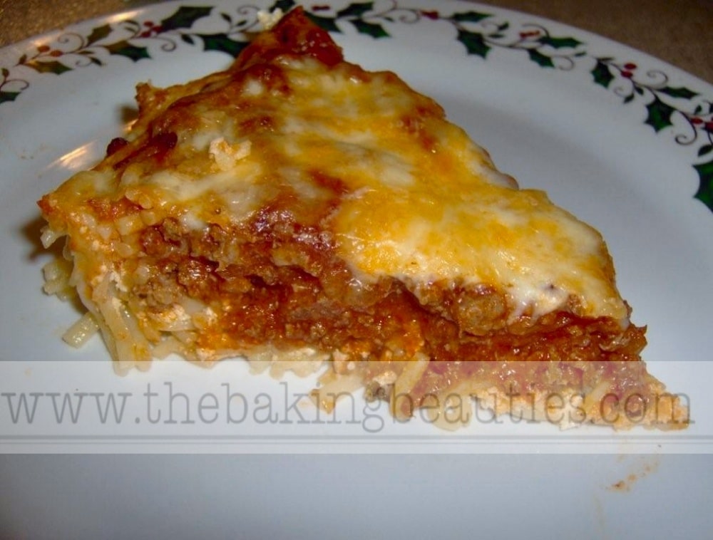 Beef Spaghetti Pie Faithfully Gluten Free