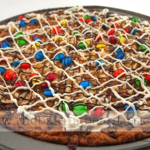 Gluten Free Creamy Cookie Pizza