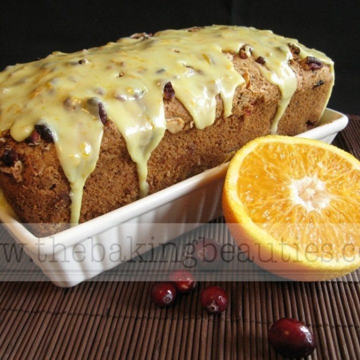 Gluten Free Cranberry Orange Loaf