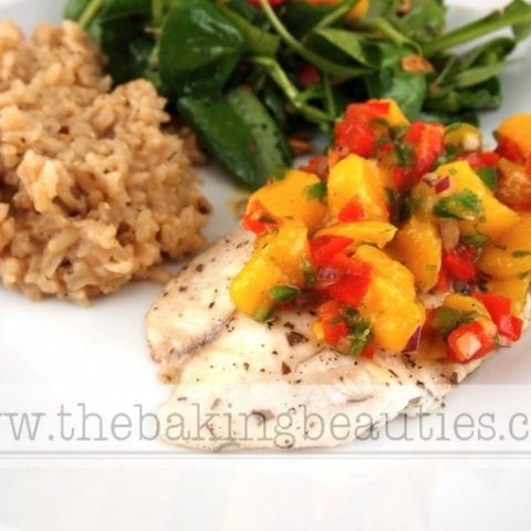 Grilled Tilapia with a Mango Salsa