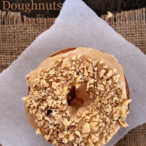 Gluten Free Maple Walnut Doughnuts