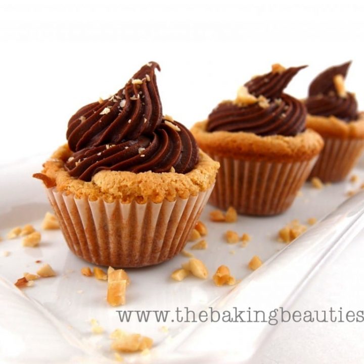 Gluten-Free Peanut Butter and Chocolate Truffle Cup-Cookies